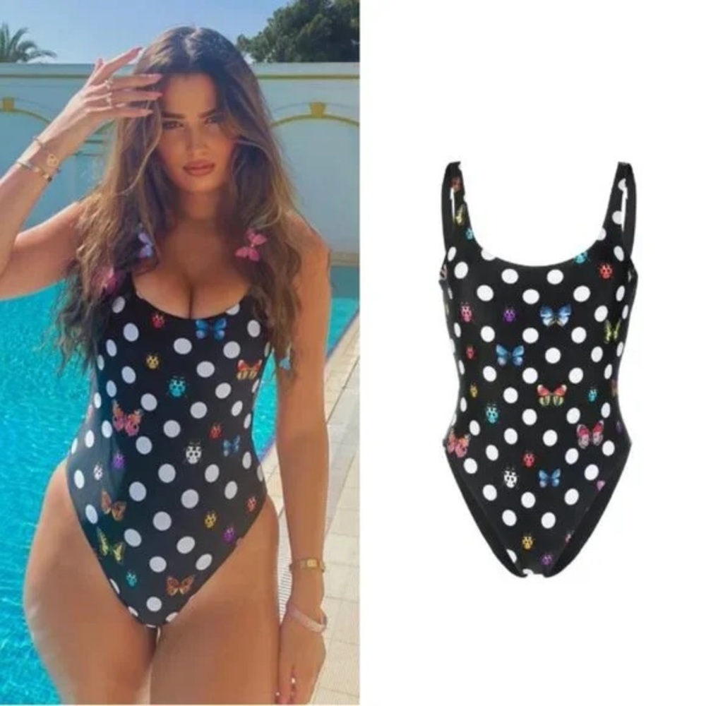 🦋 Versace x Dua Lipa Butterfly one piece swimsuit